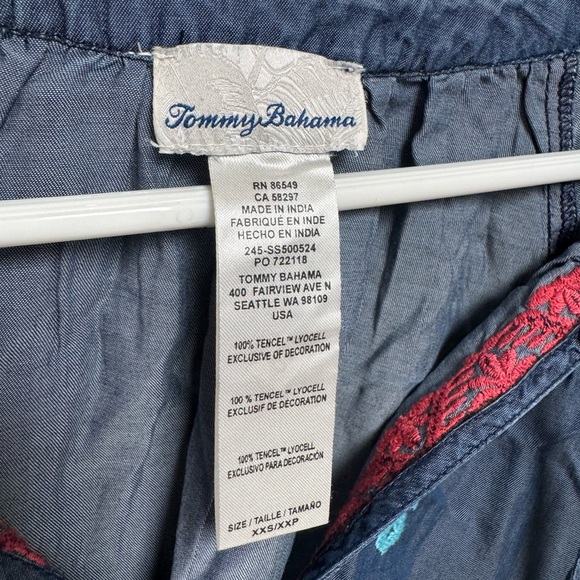 Tommy Bahama Women’s Embroidered Tunic Swim Coverup. Size XXS. - Picture 3 of 4